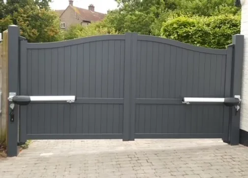 Gate automation retrofit installation