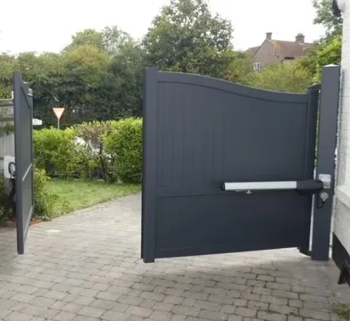 Gate automation retrofit installation